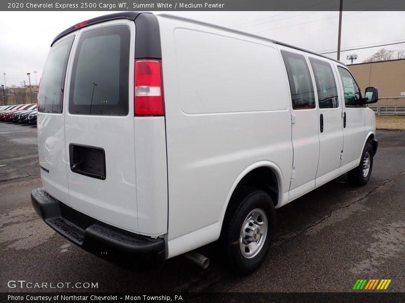 Summit White / Medium Pewter 2020 Chevrolet Express 2500 Cargo WT