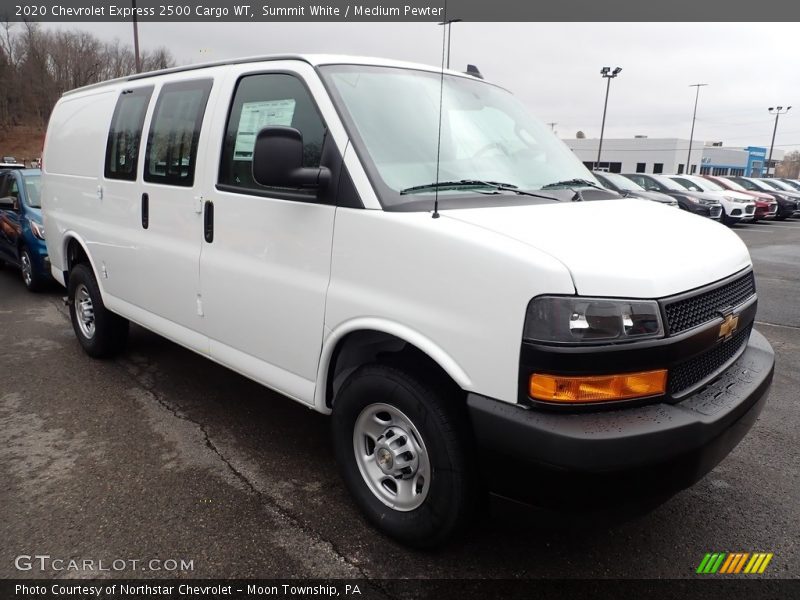 Summit White / Medium Pewter 2020 Chevrolet Express 2500 Cargo WT