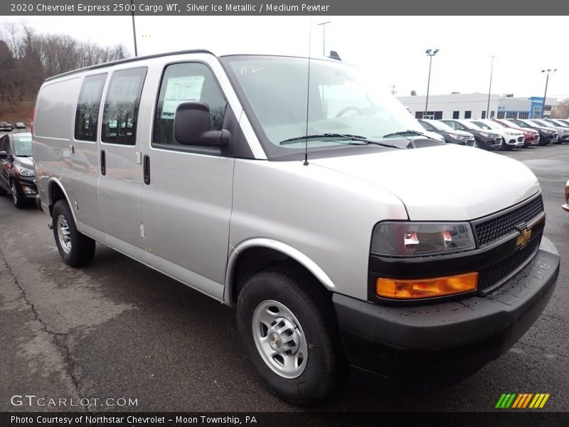 Silver Ice Metallic / Medium Pewter 2020 Chevrolet Express 2500 Cargo WT