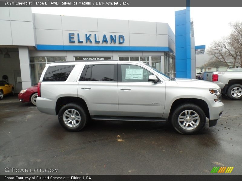 Silver Ice Metallic / Dark Ash/Jet Black 2020 Chevrolet Tahoe LT 4WD