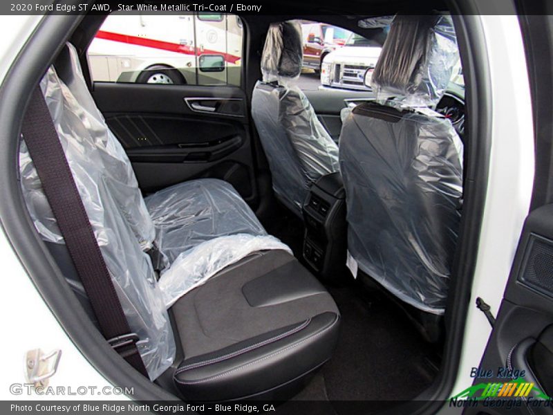 Star White Metallic Tri-Coat / Ebony 2020 Ford Edge ST AWD