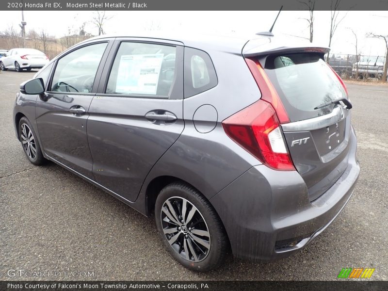 Modern Steel Metallic / Black 2020 Honda Fit EX