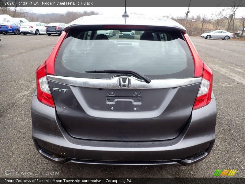 Modern Steel Metallic / Black 2020 Honda Fit EX