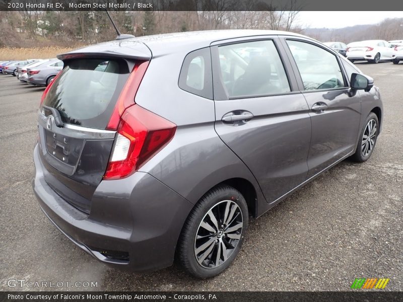 Modern Steel Metallic / Black 2020 Honda Fit EX