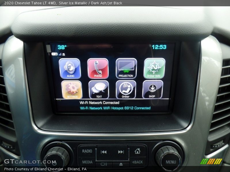 Silver Ice Metallic / Dark Ash/Jet Black 2020 Chevrolet Tahoe LT 4WD
