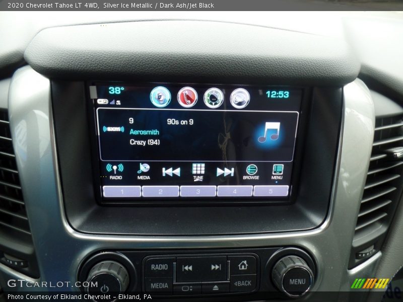 Silver Ice Metallic / Dark Ash/Jet Black 2020 Chevrolet Tahoe LT 4WD