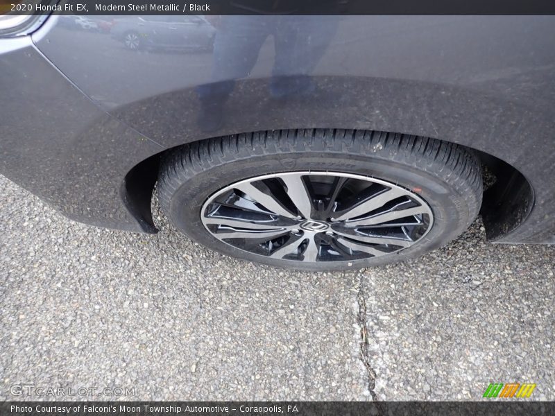 Modern Steel Metallic / Black 2020 Honda Fit EX