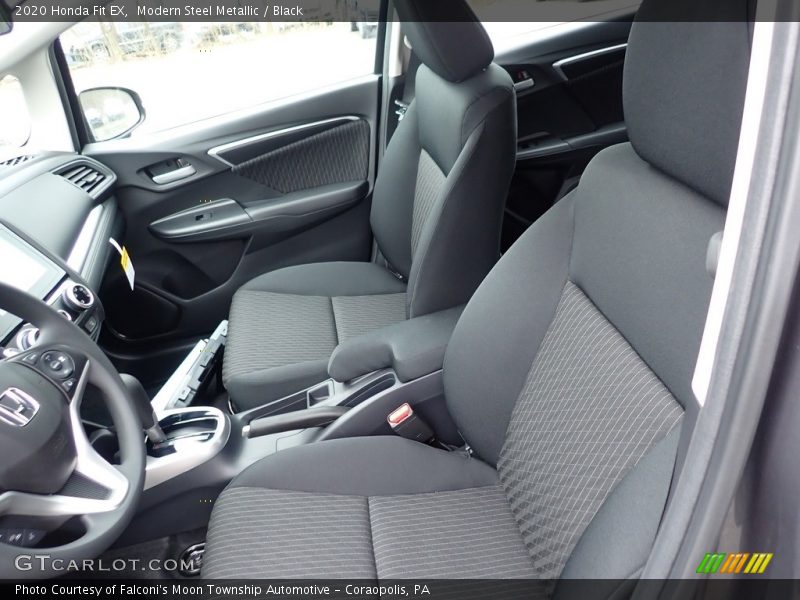 Modern Steel Metallic / Black 2020 Honda Fit EX