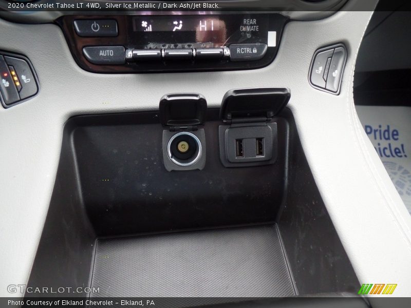 Silver Ice Metallic / Dark Ash/Jet Black 2020 Chevrolet Tahoe LT 4WD