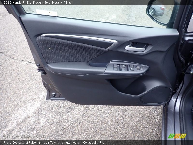 Modern Steel Metallic / Black 2020 Honda Fit EX