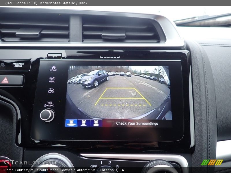 Modern Steel Metallic / Black 2020 Honda Fit EX