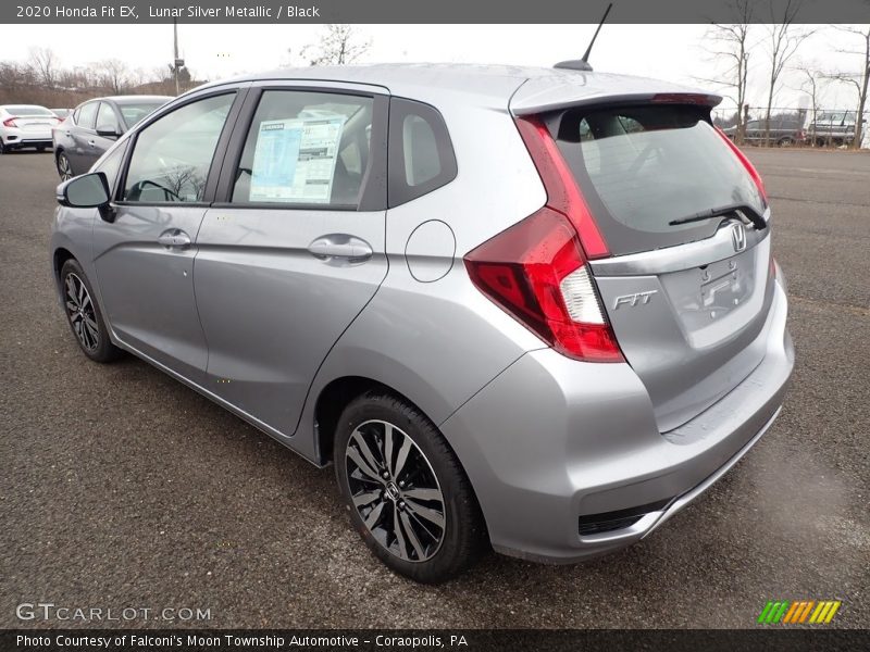 Lunar Silver Metallic / Black 2020 Honda Fit EX