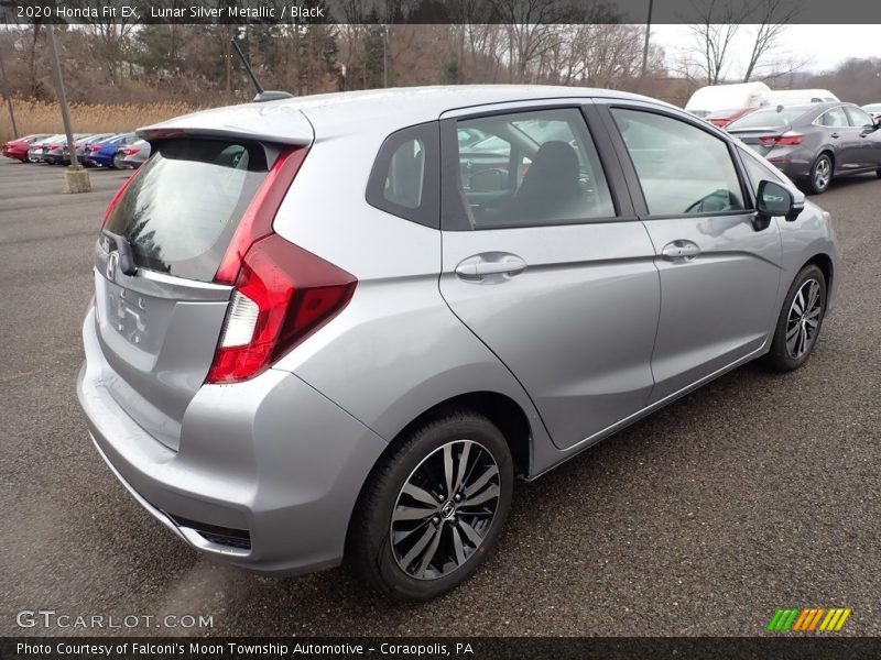 Lunar Silver Metallic / Black 2020 Honda Fit EX