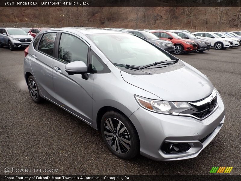 Lunar Silver Metallic / Black 2020 Honda Fit EX