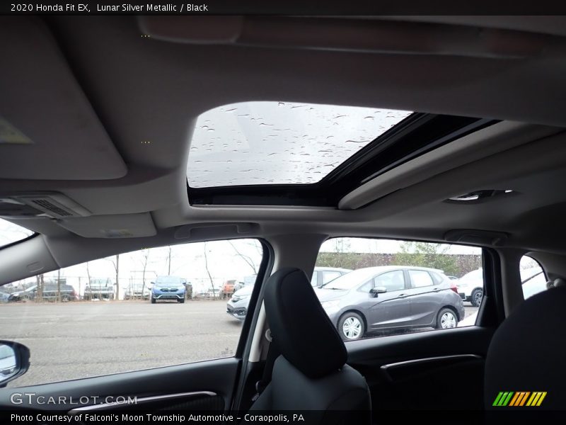Lunar Silver Metallic / Black 2020 Honda Fit EX