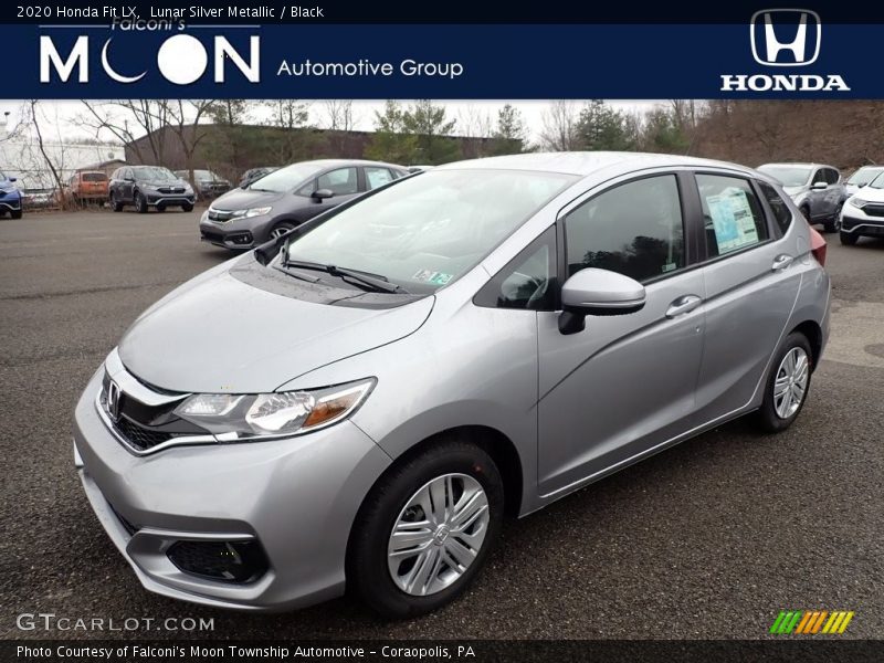 Lunar Silver Metallic / Black 2020 Honda Fit LX