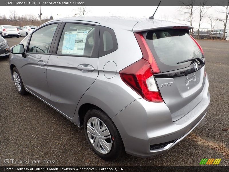 Lunar Silver Metallic / Black 2020 Honda Fit LX