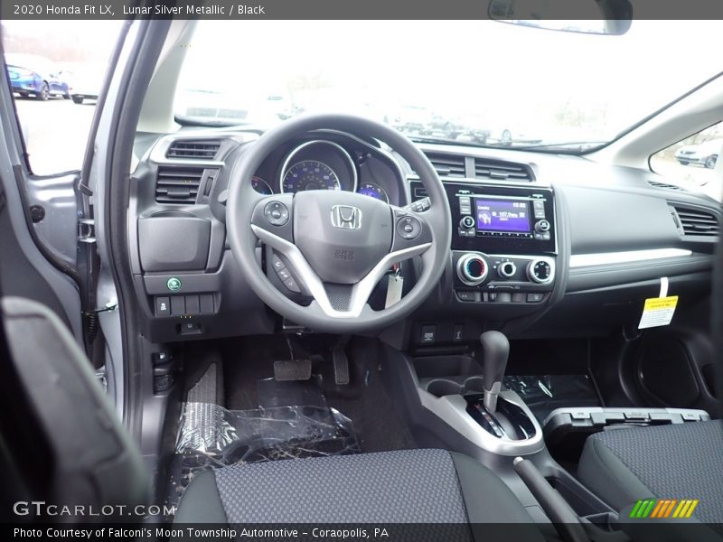 Lunar Silver Metallic / Black 2020 Honda Fit LX