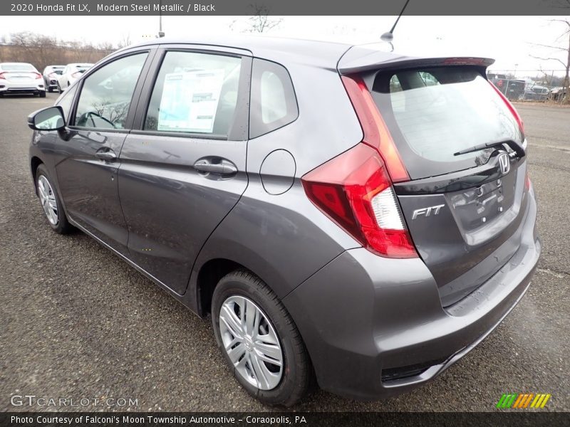 Modern Steel Metallic / Black 2020 Honda Fit LX