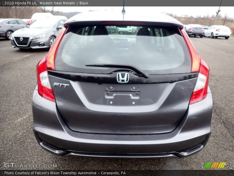 Modern Steel Metallic / Black 2020 Honda Fit LX