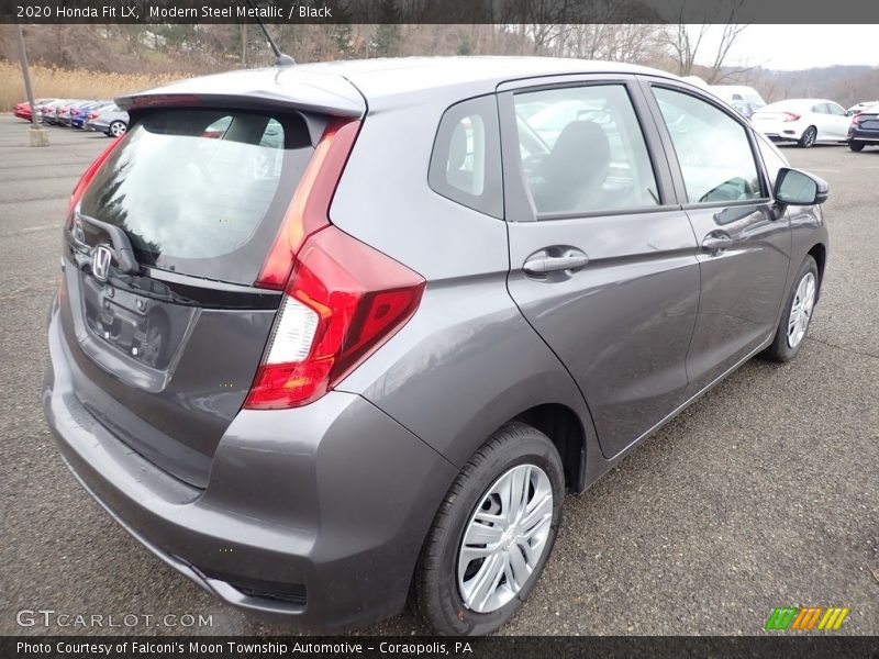 Modern Steel Metallic / Black 2020 Honda Fit LX