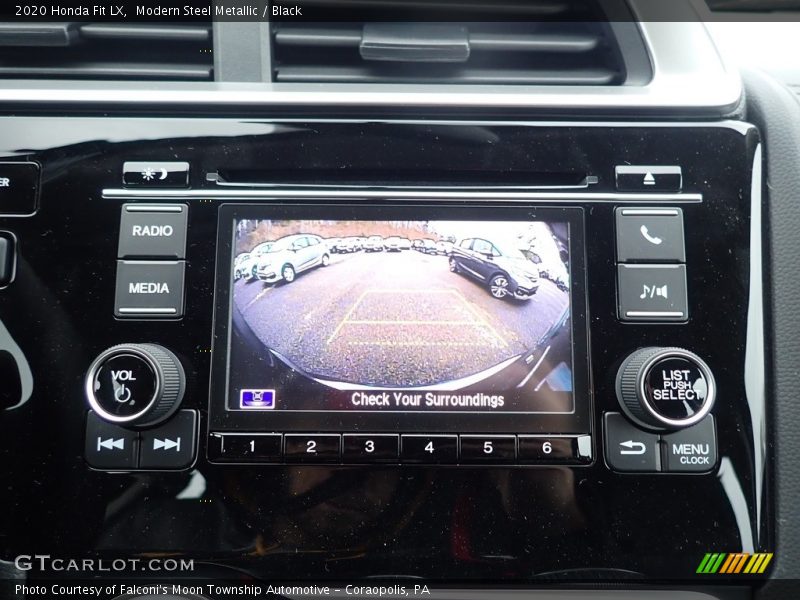 Modern Steel Metallic / Black 2020 Honda Fit LX