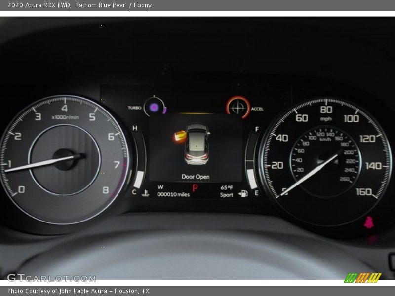 Fathom Blue Pearl / Ebony 2020 Acura RDX FWD