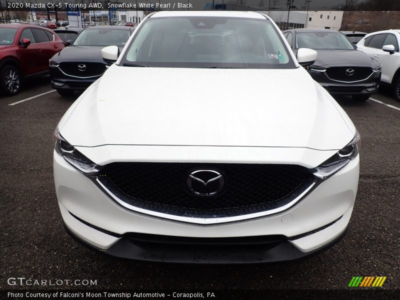 Snowflake White Pearl / Black 2020 Mazda CX-5 Touring AWD
