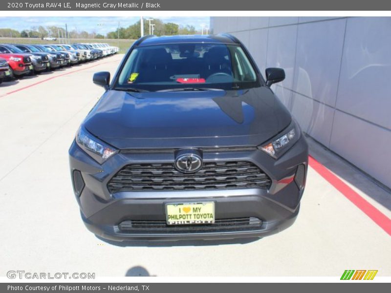 Magnetic Gray Metallic / Black 2020 Toyota RAV4 LE