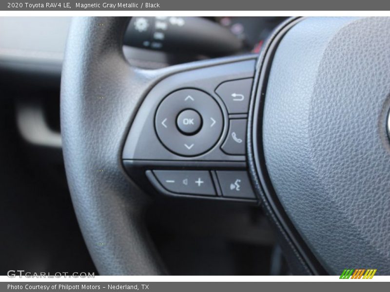 Magnetic Gray Metallic / Black 2020 Toyota RAV4 LE