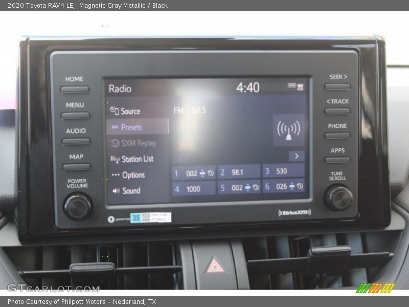 Magnetic Gray Metallic / Black 2020 Toyota RAV4 LE