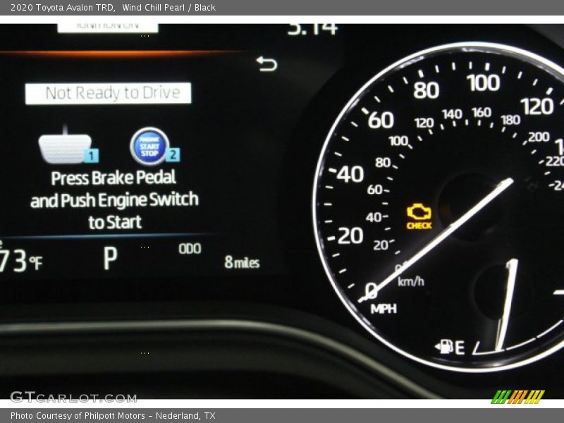 Wind Chill Pearl / Black 2020 Toyota Avalon TRD
