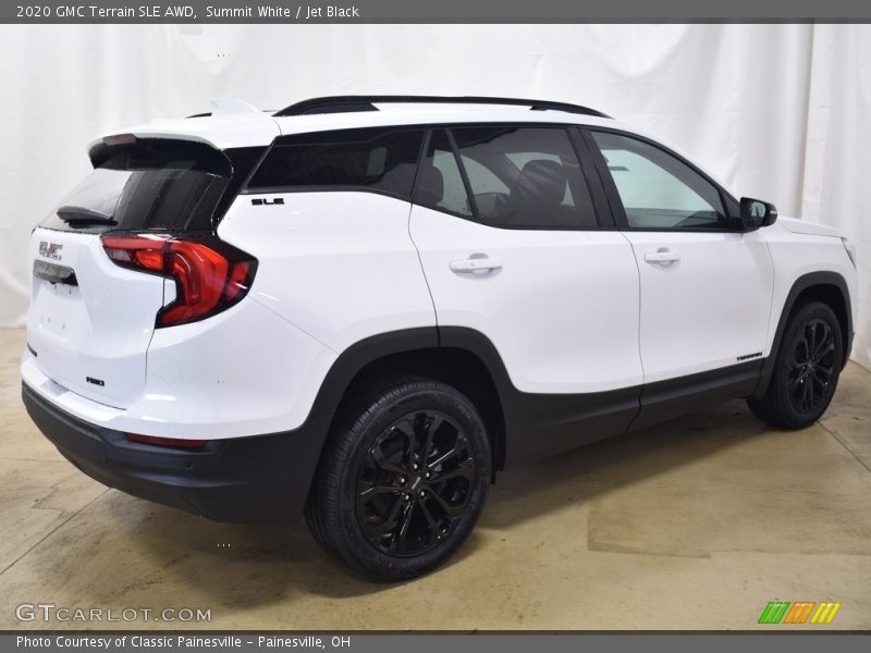 Summit White / Jet Black 2020 GMC Terrain SLE AWD