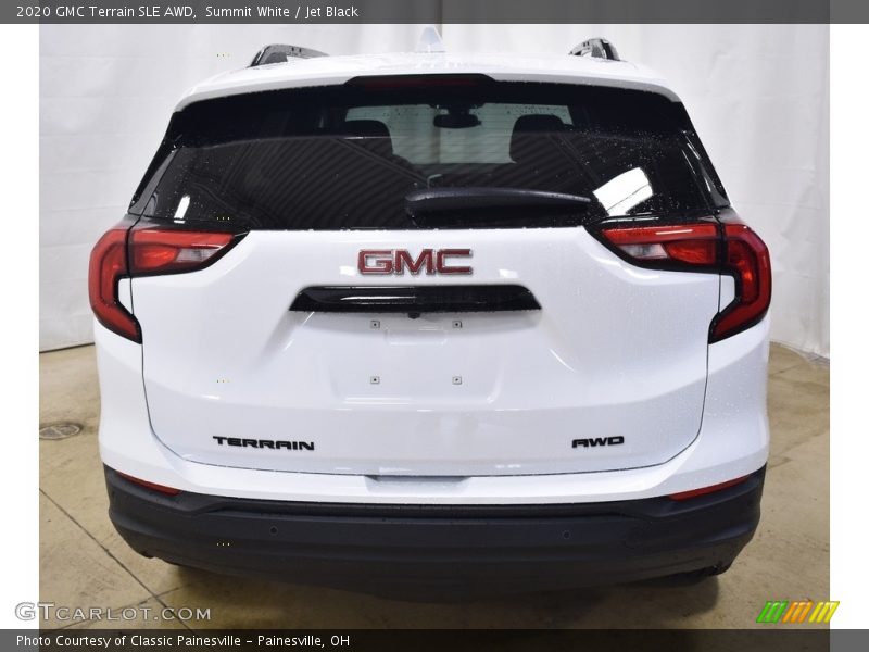 Summit White / Jet Black 2020 GMC Terrain SLE AWD