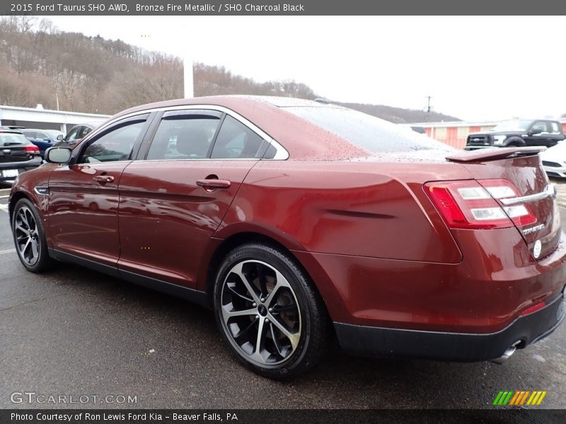 Bronze Fire Metallic / SHO Charcoal Black 2015 Ford Taurus SHO AWD