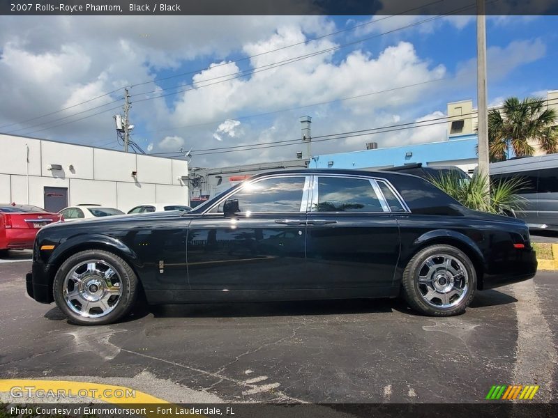 Black / Black 2007 Rolls-Royce Phantom