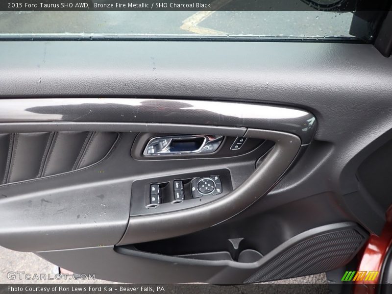 Bronze Fire Metallic / SHO Charcoal Black 2015 Ford Taurus SHO AWD