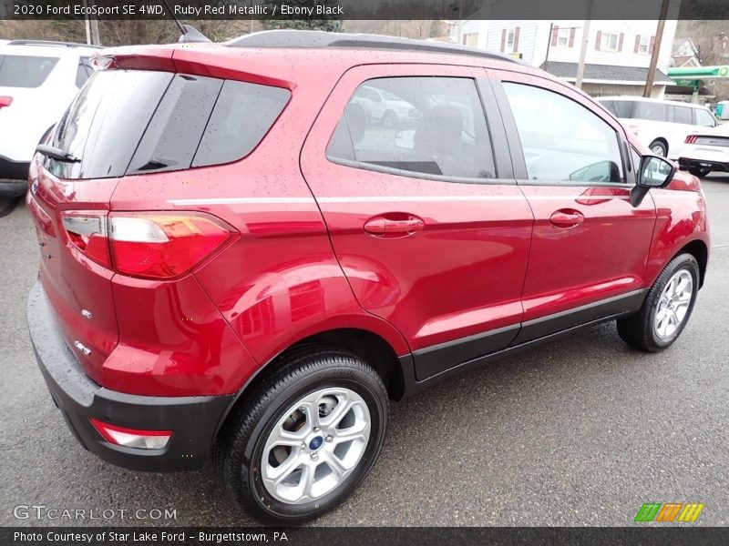 Ruby Red Metallic / Ebony Black 2020 Ford EcoSport SE 4WD