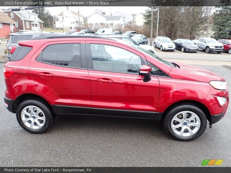 Ruby Red Metallic / Ebony Black 2020 Ford EcoSport SE 4WD