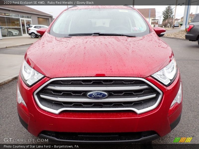 Ruby Red Metallic / Ebony Black 2020 Ford EcoSport SE 4WD