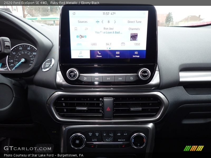 Ruby Red Metallic / Ebony Black 2020 Ford EcoSport SE 4WD