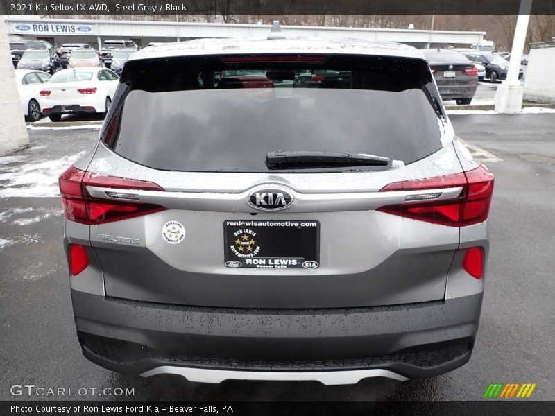 Steel Gray / Black 2021 Kia Seltos LX AWD