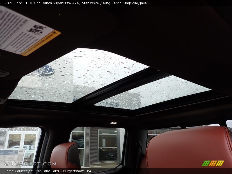 Sunroof of 2020 F150 King Ranch SuperCrew 4x4