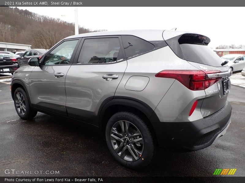 Steel Gray / Black 2021 Kia Seltos LX AWD