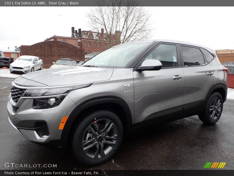 Steel Gray / Black 2021 Kia Seltos LX AWD