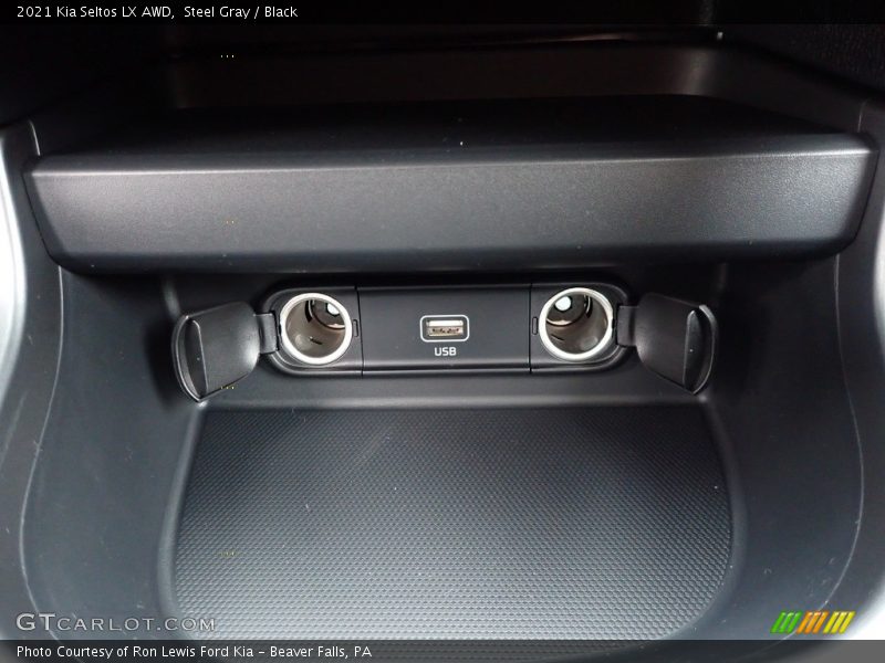 Steel Gray / Black 2021 Kia Seltos LX AWD