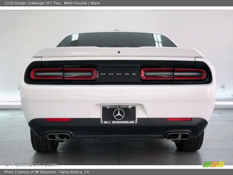 White Knuckle / Black 2018 Dodge Challenger SXT Plus