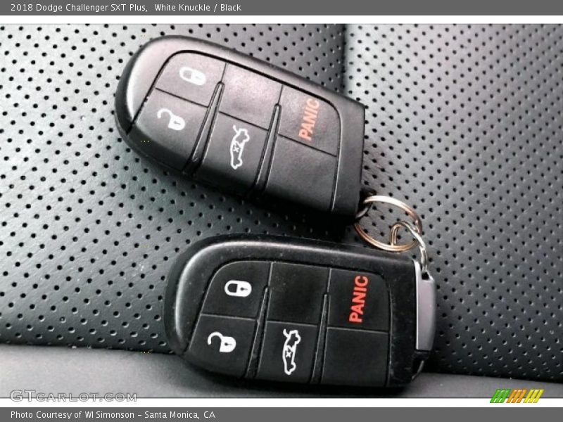 Keys of 2018 Challenger SXT Plus