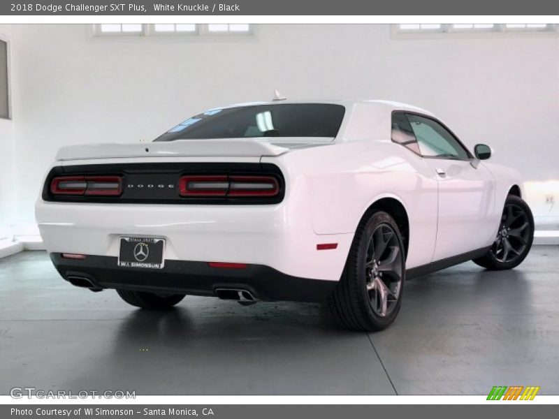 White Knuckle / Black 2018 Dodge Challenger SXT Plus