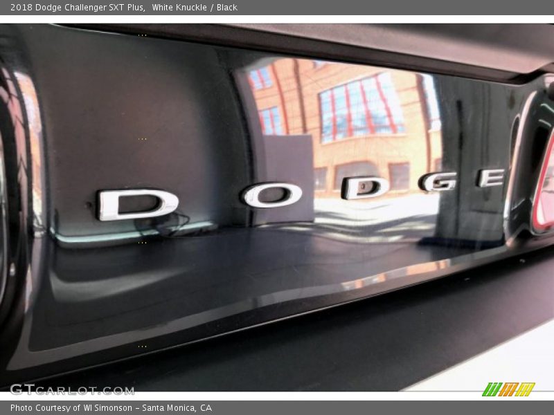 White Knuckle / Black 2018 Dodge Challenger SXT Plus